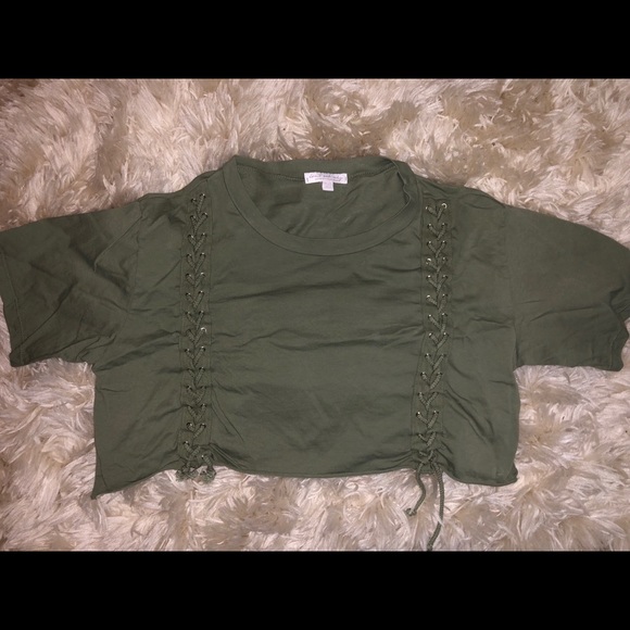 Tops - Green Crop Top Tops - Green Crop Top